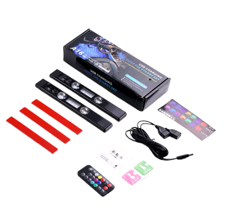 SET DE LUCES PARA REPOSAPIES CARRO