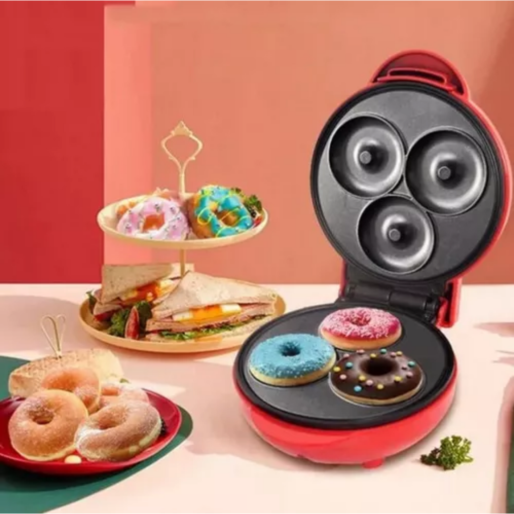 Máquina Mini Donas De 3 Rosquillas Mini
