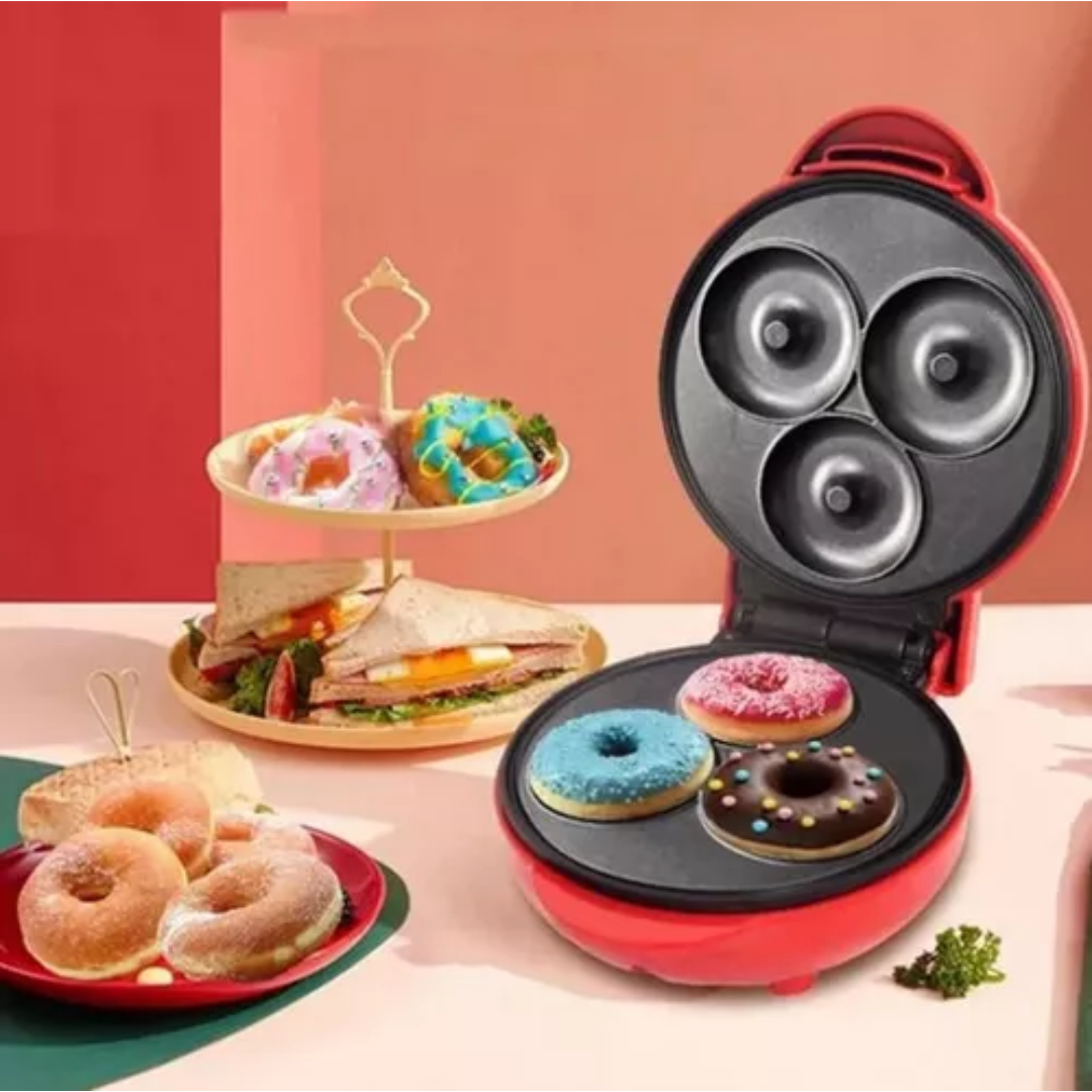 Máquina Mini Donas De 3 Rosquillas Mini