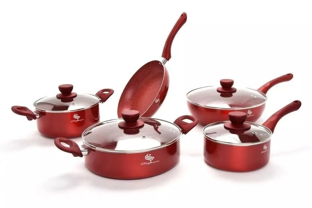 bateria de ollas shaffhausen x 9 pzas