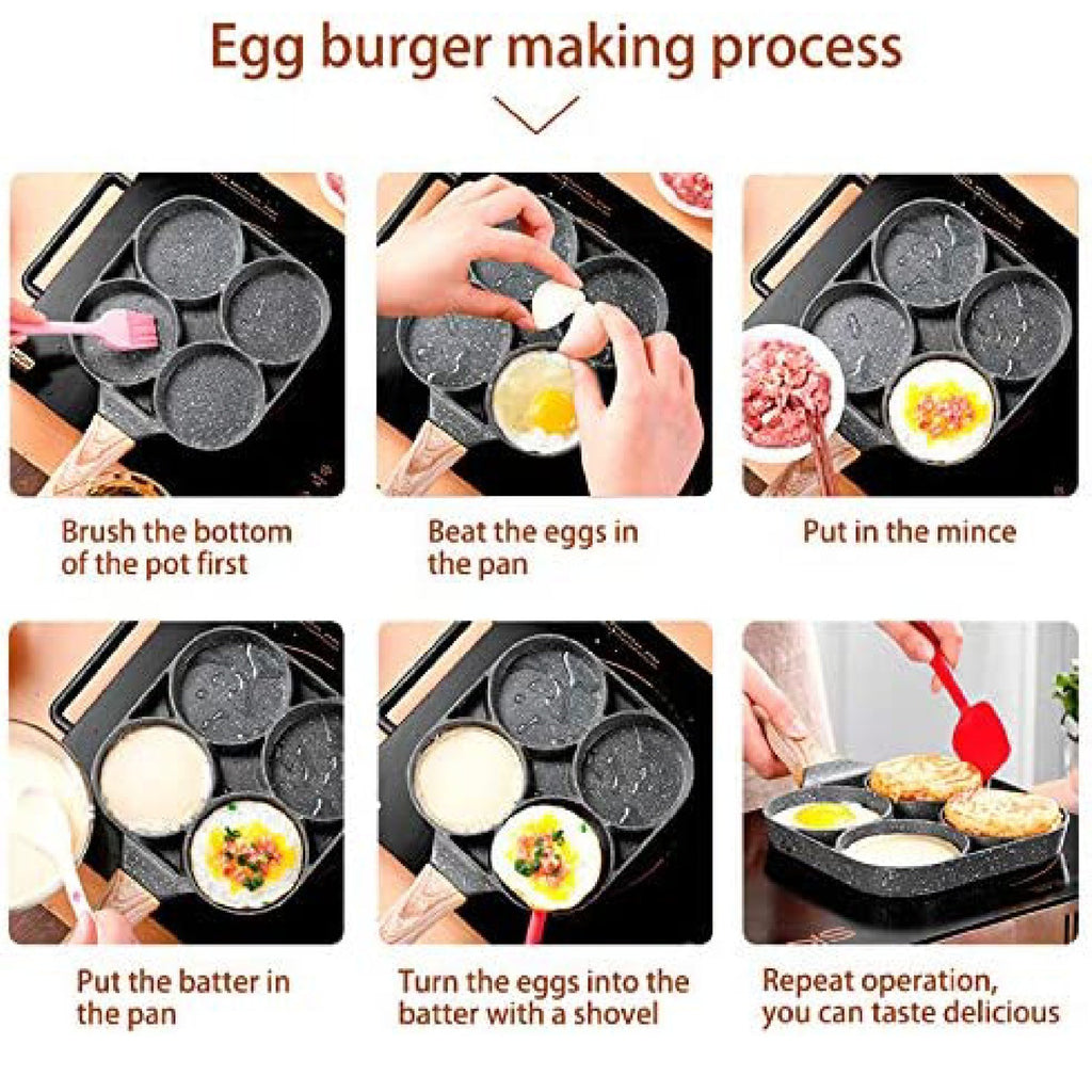 SARTEN ANTIADHERENTE 4 PUESTOS