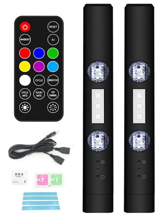 SET DE LUCES PARA REPOSAPIES CARRO